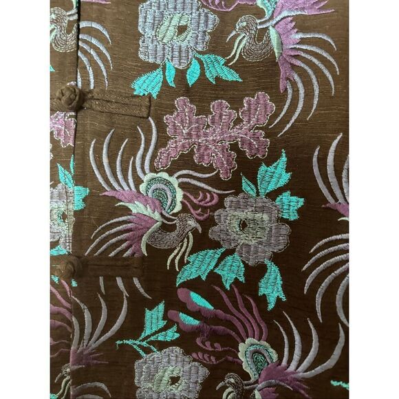 Chico’s Silk and Linen Embroidered Jacket - Picture 2 of 6